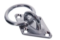 Upevnenie drieku na nerezový háčik 8mm s krúžkom 8x45mm