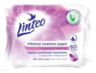 LINTEO Lactic Acid vlhčený toaletný papier 60 ks ľahko rozpustný