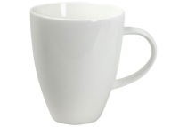 AMBITION Kubiko Fala hrnček 400ml biely porcelán