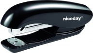 Kancelársky zošívačka, čierna, na 20 listov, ergonomická, šikovná, plastová