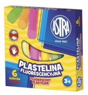 Plastelína ASTRA 6 farieb FLUO