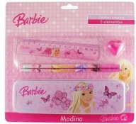 BARBIE ŠKOLNÁ SÚPRAVA KRABIČKA NA CERUZKU, PRAVIDLO CERUŽKY