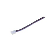 RGBW LED páskový konektor 5pin 10mm na jednostrannom kábli / ID-0048