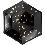 TANIERE black BATS gold halloween 6 ks