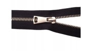 Zámok, kovový zips, 5 chróm, 80 cm