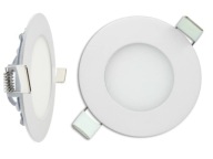 Držiak lampy SLIM LED 3W panel lampy studenej farby pre zavesený strop