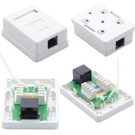 SIEŤOVÁ ZÁSUVKA RJ45 RJ-45 8P8C CAT5E INTERNET