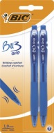 Bu3 Grip modré automatické guľôčkové pero 2ks Bic