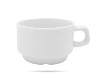 Stohovateľný pohár 200 ml PORCELÁN BOGUCICE