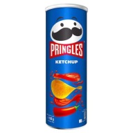 Pringles Kečupové chrumky s príchuťou kečup Chrumkavý snack 165 g