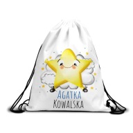 Taška na batoh do škôlky na topánky Meno STAR