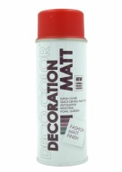 DEKORÁCIA MATNÁ ČERVENÁ SPREJ 400ML