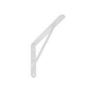 Technická oceľová podpera 200x125x20x3mm biela