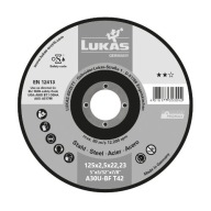 Rezný kotúč 125 x 2,5 mm na kov Oceľ OCEL