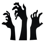 dekorácie Harry Wednesday Halloween HANDS XL rukoväť