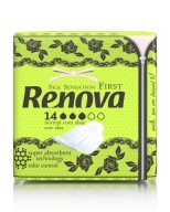 Renova NORMAL hygienické vložky s krídelkami, 14 ks