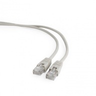 Patchcord sieťový kábel GEMBIRD RJ45 cat.5e 1M šedý