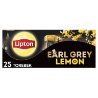 Lipton EARL GREY LEMON čierny expresný čaj 25 sáčkov 50g