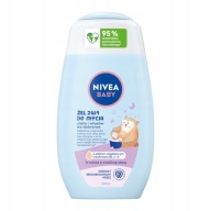 NIVEA BABY 2v1 Kúpeľový gél a šampón na vlasy pre deti 200 ml