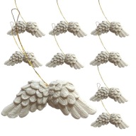 Angel wings anjelské krídla anjelský sadrový prívesok sada 9 ks.