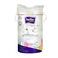 Bella Embossed oválne kozmetické tampóny 40 ks.