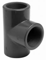 T-kus so závitom PVC-U GWxGWxGW 3/8