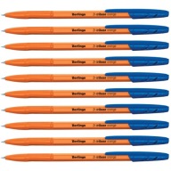 Guľôčkové pero Tribase Orange, modré, 10 ks