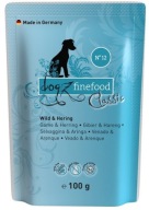 Dogz Finefood Classic N.12 Zverina a sleď 100g