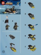 Lego manuál - Batman Jetski 30160