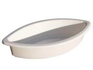 BOAT 3 Misa, obal na kvetináč, 35cm, veľký, BIELY