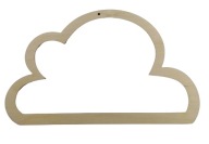 Obruč lapača snov, základňa macrame Cloud, preglejka