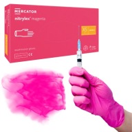 MERCATOR medical NITRYLEX rukavice purpurová NITRIL AQL 1,5 roka XS