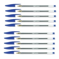 BiC Cristal guľôčkové pero 0,4 MM MODRÉ permanentné 10 ks