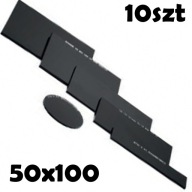 Tmavá zváracia maska ​​sklenená 50x100 mm 10 ks