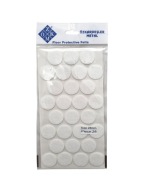 Plstené podložky na okrúhle stoličky, biele, okrúhle, 2,8 cm - 28 ks.