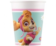 Paw Patrol Skye a Everest Nickelodeon papierové poháre, 200 ml, 8 ks