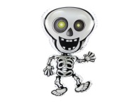 HALLOWEENSKÝ FÓLIOVÝ BALÓN KOSTRA LEBKA FÓLIOVÉ BALÓNY 81cm