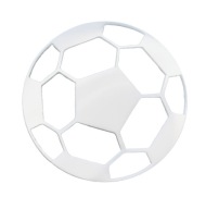 Futbal futbal Bočná ozdoba na tortu Biele plexisklo