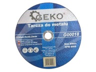 KOVOVÉ OCELOVÉ REZNÉ KOTÚČE 230x2,5x22 GEKO