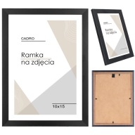 Fotorámik 10x15 čierny fotorámik MDF A6 CADRO