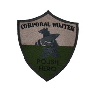 Wojtek Niedźwiedź nášivka na suchý zips