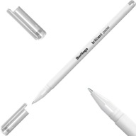 Brilantné pastelové gélové pero 0,8 mm biele