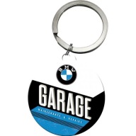 Oceľová kľúčenka Nostalgic-Art BMW Garage