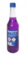 Denaturovaný lieh v plastovej fľaši s objemom 500 ml