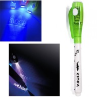 Špionážne pero s UV LED baterkou Kidea Green [SDKAD]