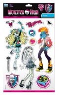 MONSTER HIGH vypuklé NÁLEPKY NÁLEŽKY NA STENU pre dievčatá MONSTERHIGH