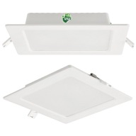 LED stropné svietidlo, zápustné, zápustné, 12W, 1200lm, 4000K, štvorcové