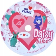 Ozdobná vložka s priemerom 25 cm na koleso bicykla - motív DAISY