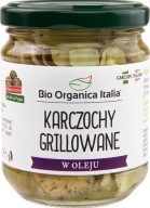 Artičoky grilované na oleji, bio dóza, 190g, Bioorga