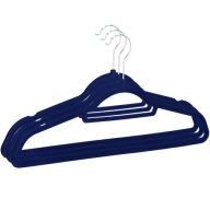 VEŠIAK NA OBLEČENIE NAVY BLUE x3 VELÚROVÉ VEŠIAKY NA OBLEČENIE ŠATNÉ OBLEČENIE